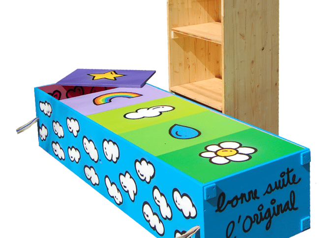 Bibliothèque cercueil