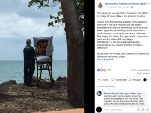 ambulancier-brancard-patient-ocean-facebook-Queensland-Ambulance-service-QAS