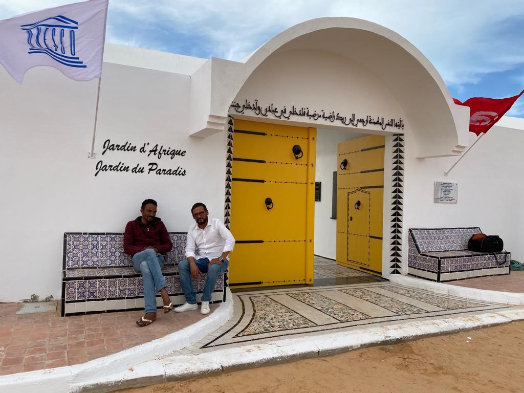 Le Jardin d'Afrique de Rachid Koraïchi à Zarzis, en Tunisie