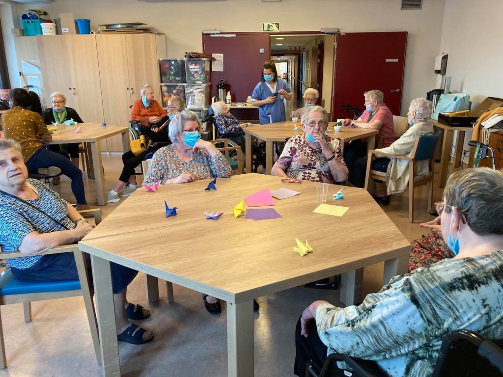 Des ateliers origamis en ehpad