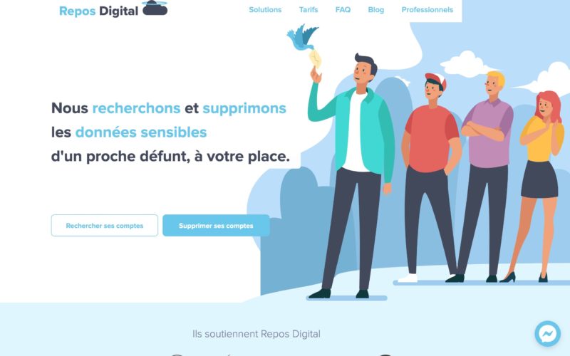 Repos Digital Suppression Comptes Défunt Réseaux Sociaux