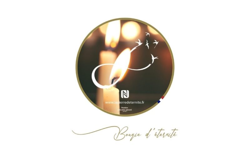 La Pierre d'Éternité Bougie Commémorative
