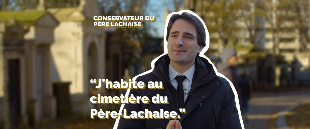 Benoît Gallot est le conservateur du Père Lachaise