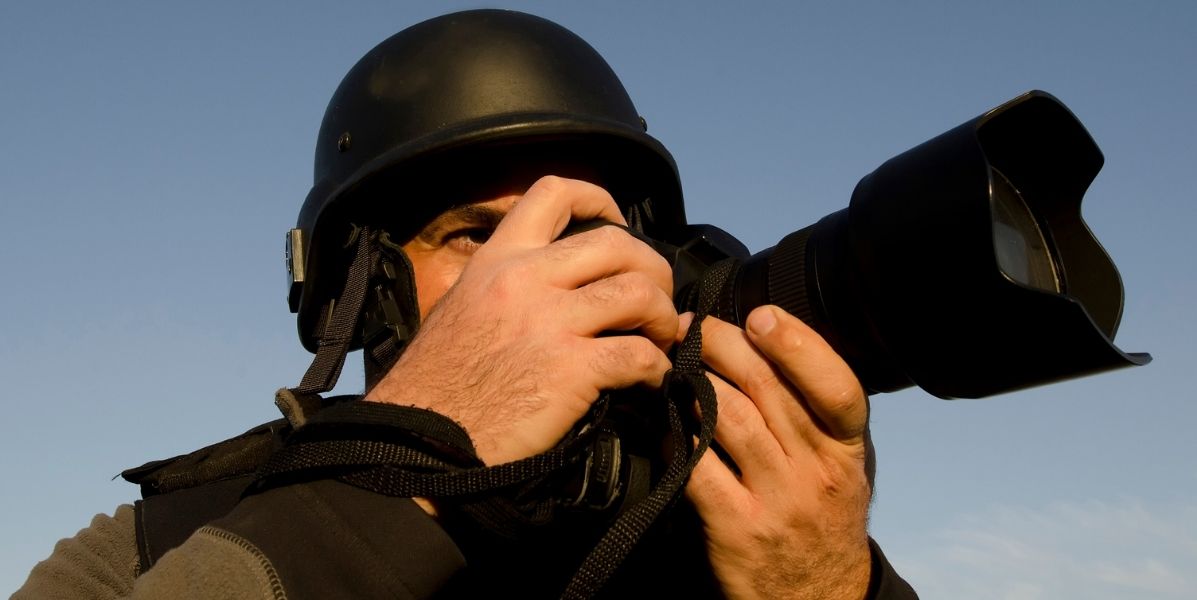 Photojournaliste de guerre Éric Bouvet