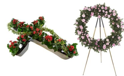 Une couronne de fleurs écolo et personnalisable pour accompagner le deuil